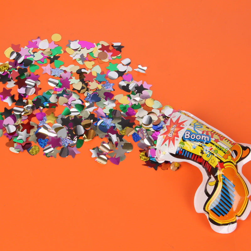 Wholesale Automatic Inflatable Fireworks Gun Inflatable Fireworks Handheld Wedding Birthday Party Atmosphere Salute