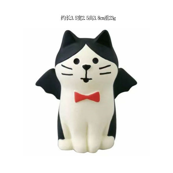 Wholesale Japanese ZAKKA Cat Resin Figurine  King Pumpkin Home Decor