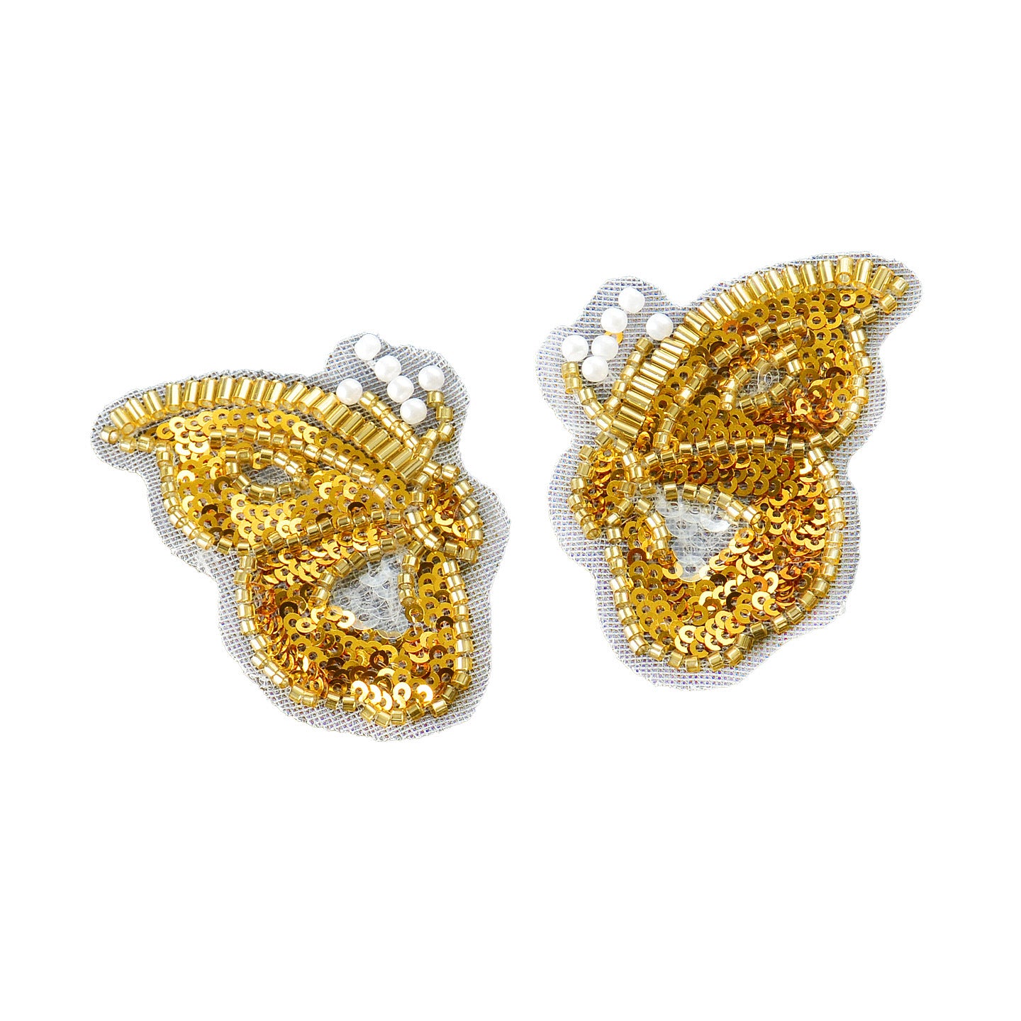 Wholesale Gold Sequin Butterfly Starfish Patch DIY Craft Supply For Clothing Decoration Party And Everyday Use