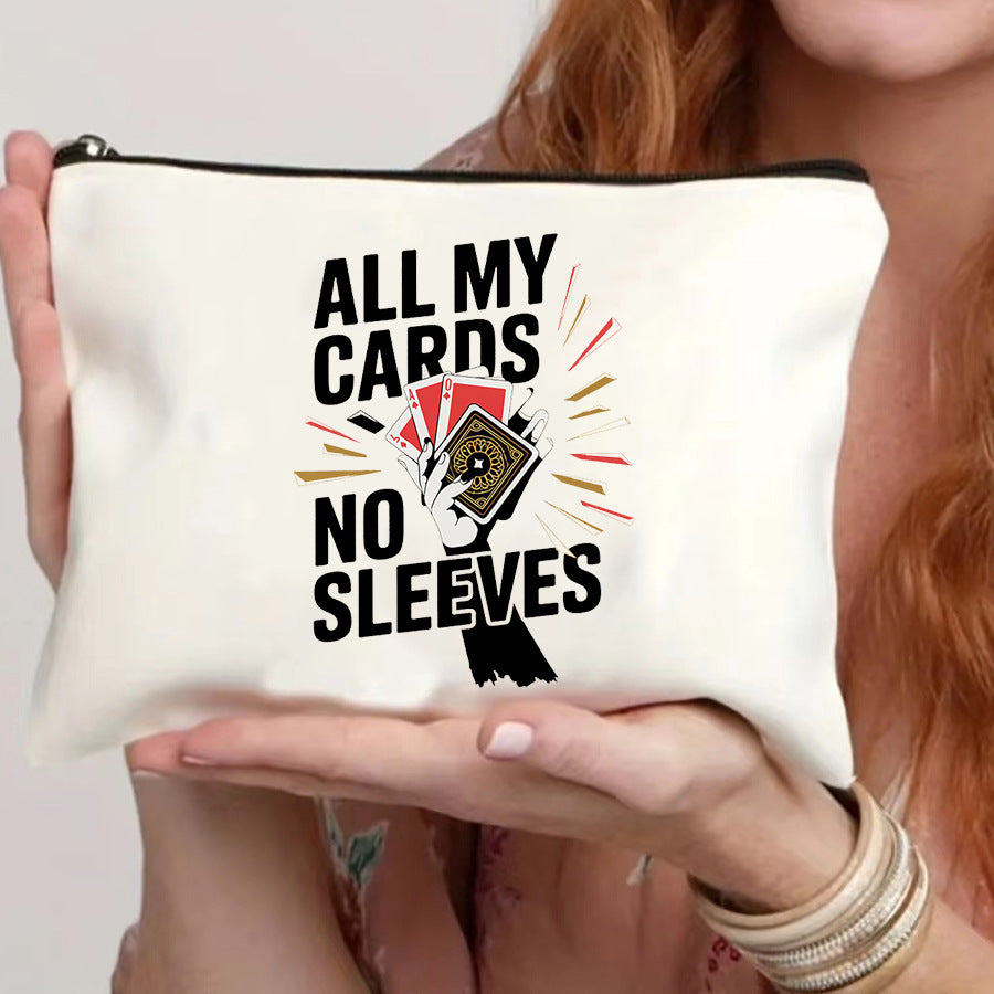 Wholesale spot canvas zipper bag canvas cosmetic bag zipper canvas bag pencil case