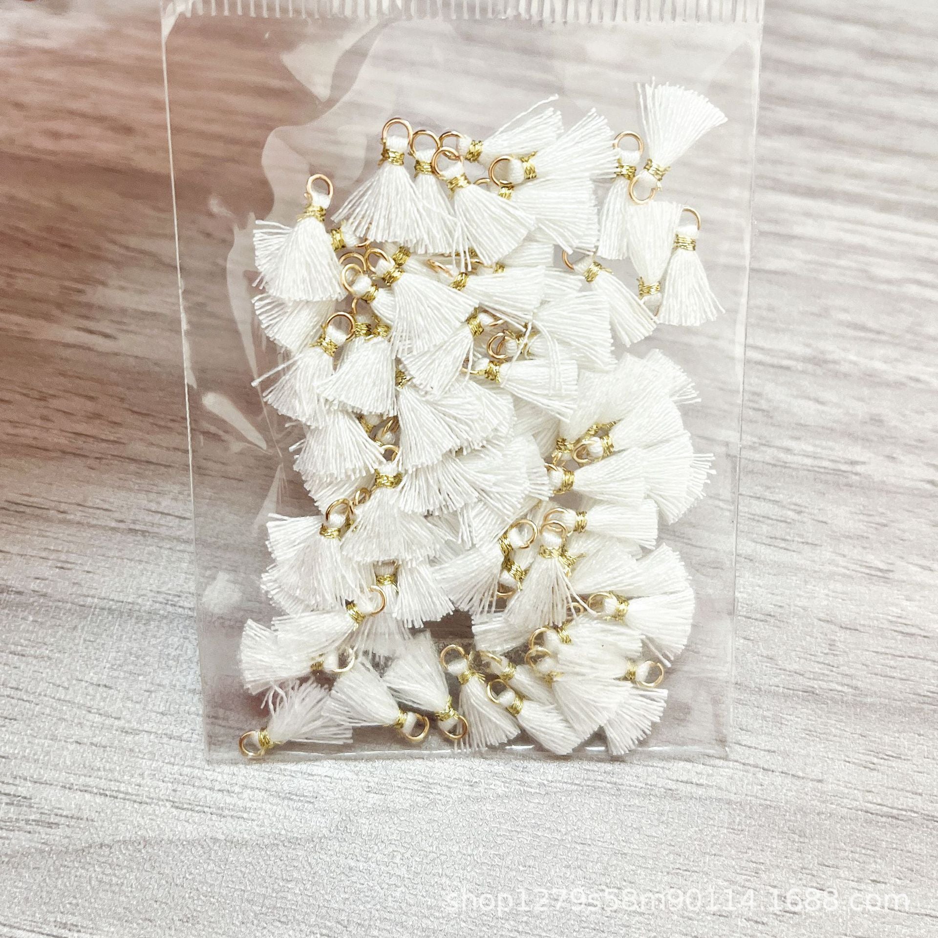 Wholesale 100PCS Mini Cotton Tassel  Earrings Hair Accessories Bracelet