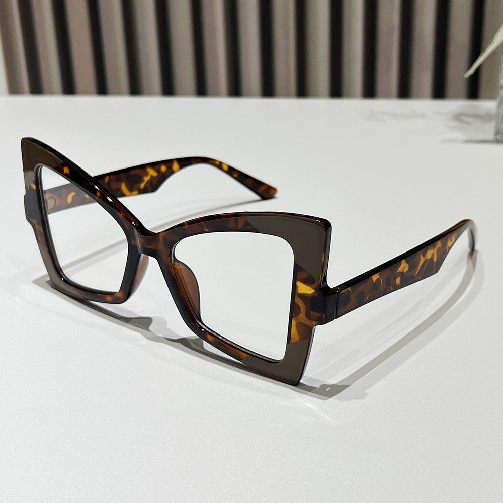 Wholesale Butterfly Cat-eye Colorful Pattern Sunglasses