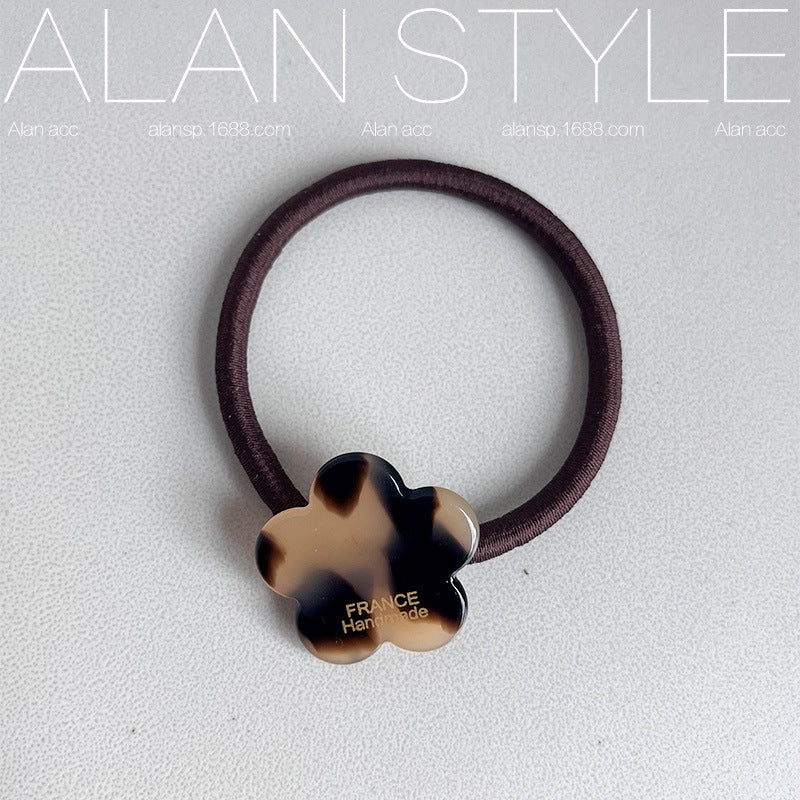 Wholesale Cute Flower Cartoon Acetate Fiber Hair Scrunchies