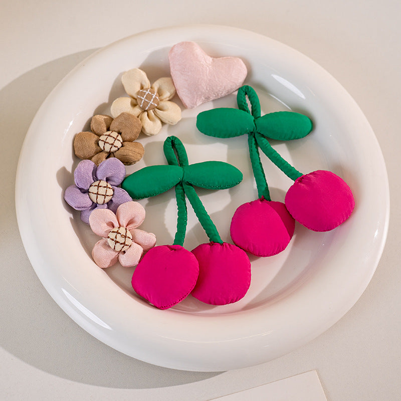 Pastoral three-dimensional floral pendant ornaments