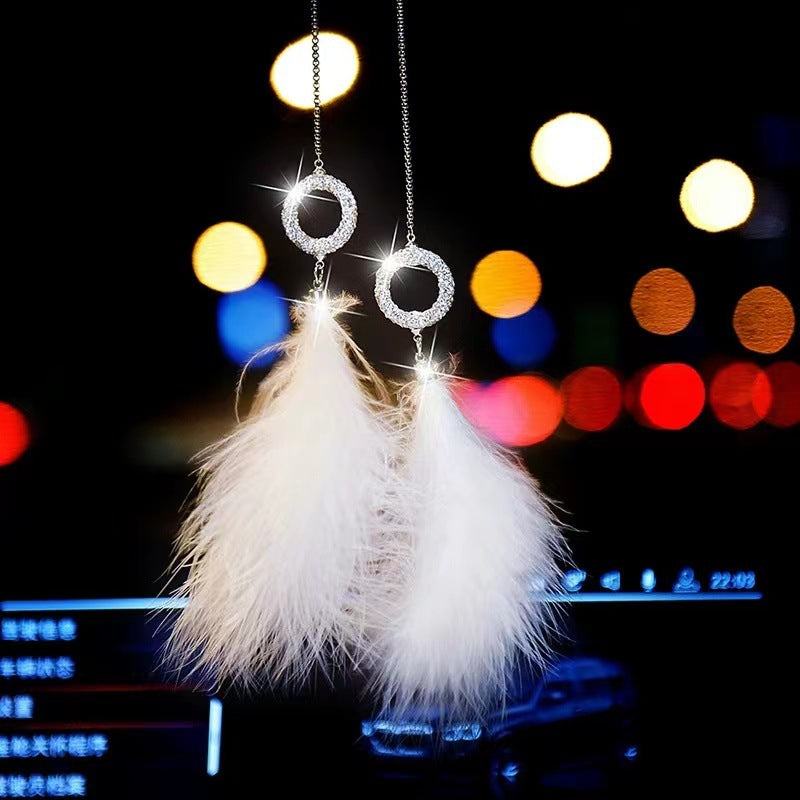 Wholesale Feather Pendant Alloy Car Accessories