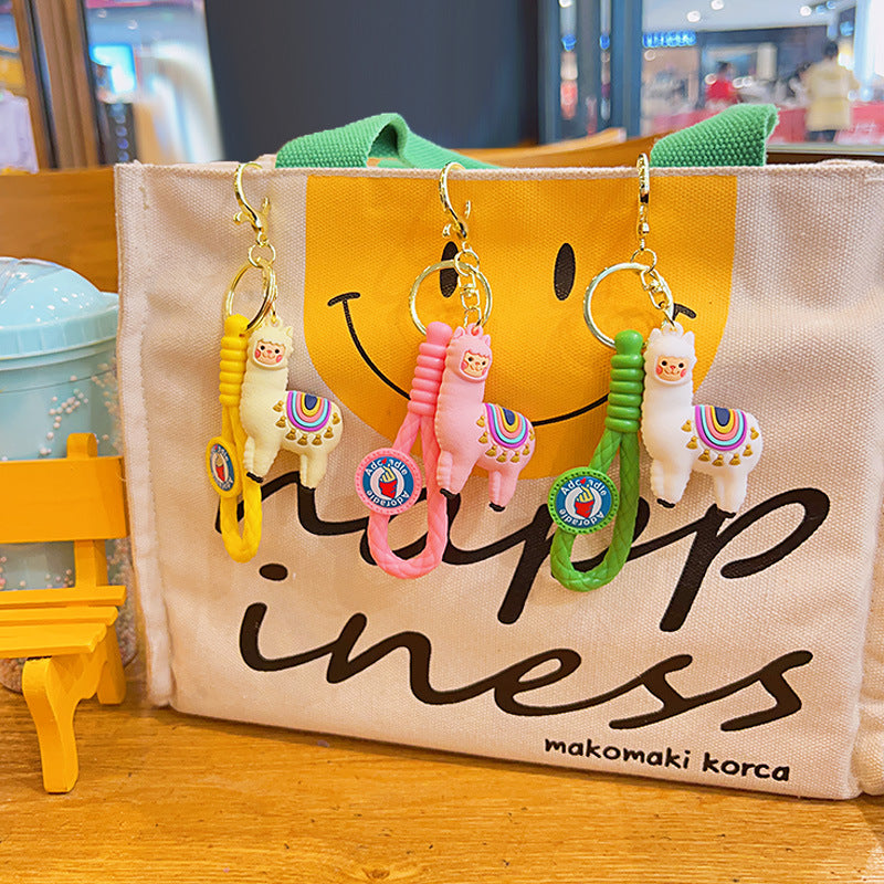 Llaves de goma suave de muñeca alpaca al por mayor