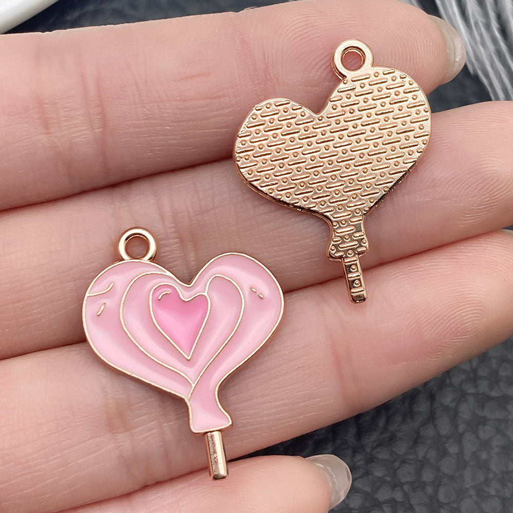 Wholesale Pink Valentine' s Day Love Accessories Pendant