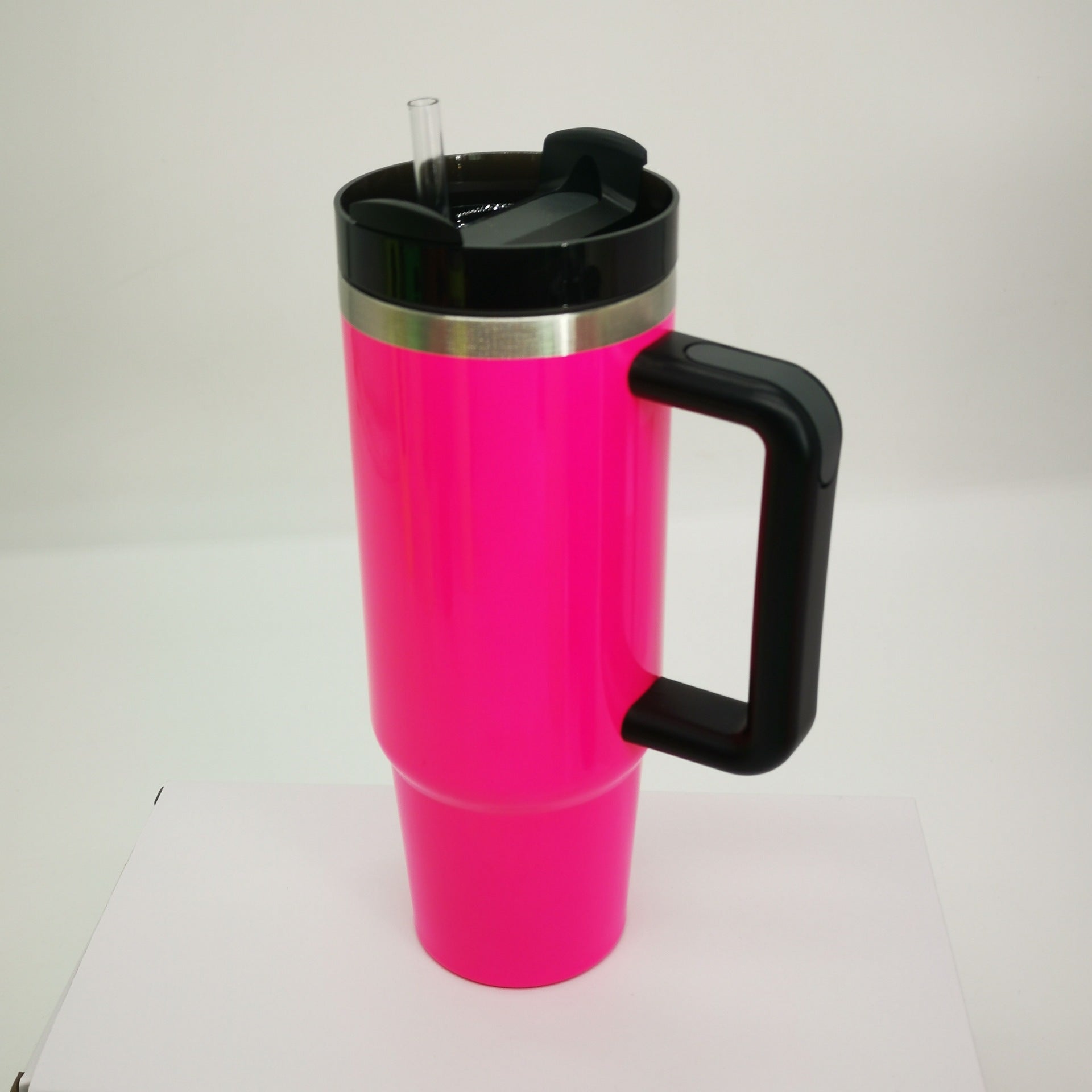 Wholesale Fashion Fluorescent Paint 40oz Thermos Cup with Handle Ice Cup