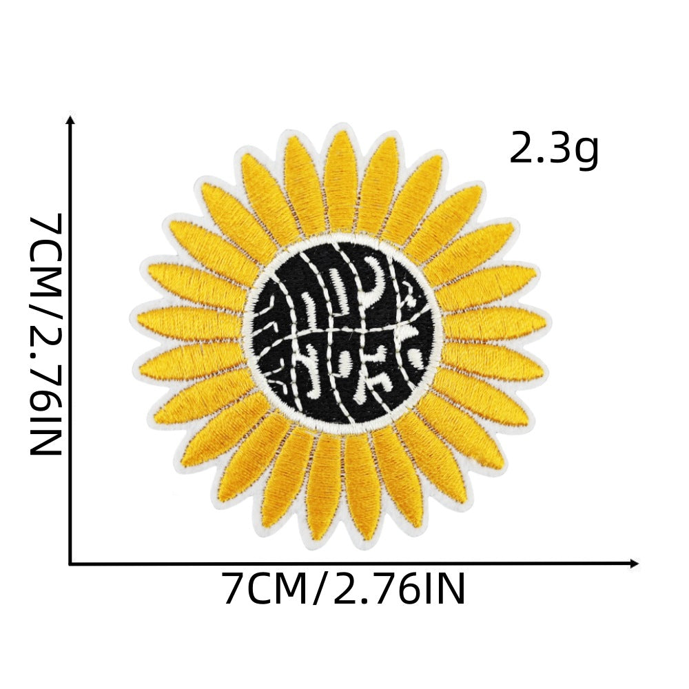 Wholesale Trendy Embroidered Hippie Patch Decorative Accent For Bags DIY Craft Supply Resale