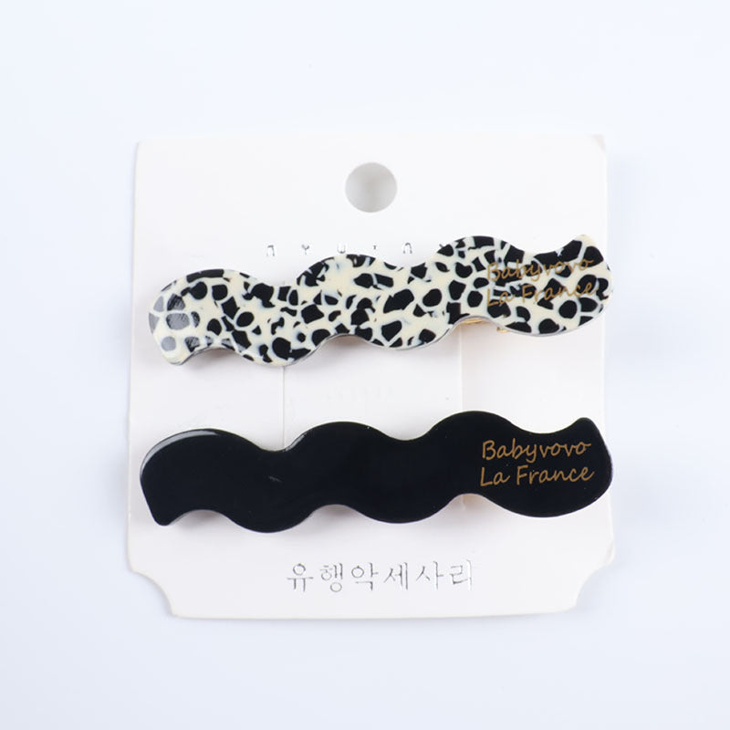 Wholesale Handmade Acetate Hair Clip Tortoise Shell Vintage French Style Women S Side Clip Hair Accessory