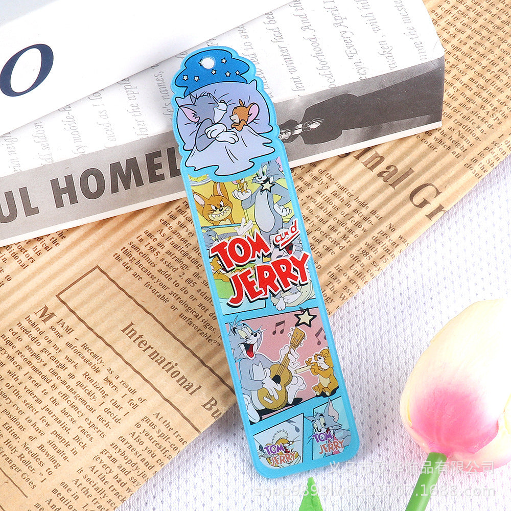 Wholesale 10pcs Cartoon Animal Acrylic Double-Sided Bookmarks
