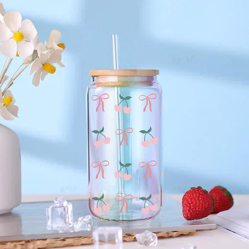 Wholesale Cute cartoon and simple 16oz Cup UV DTF Wrap