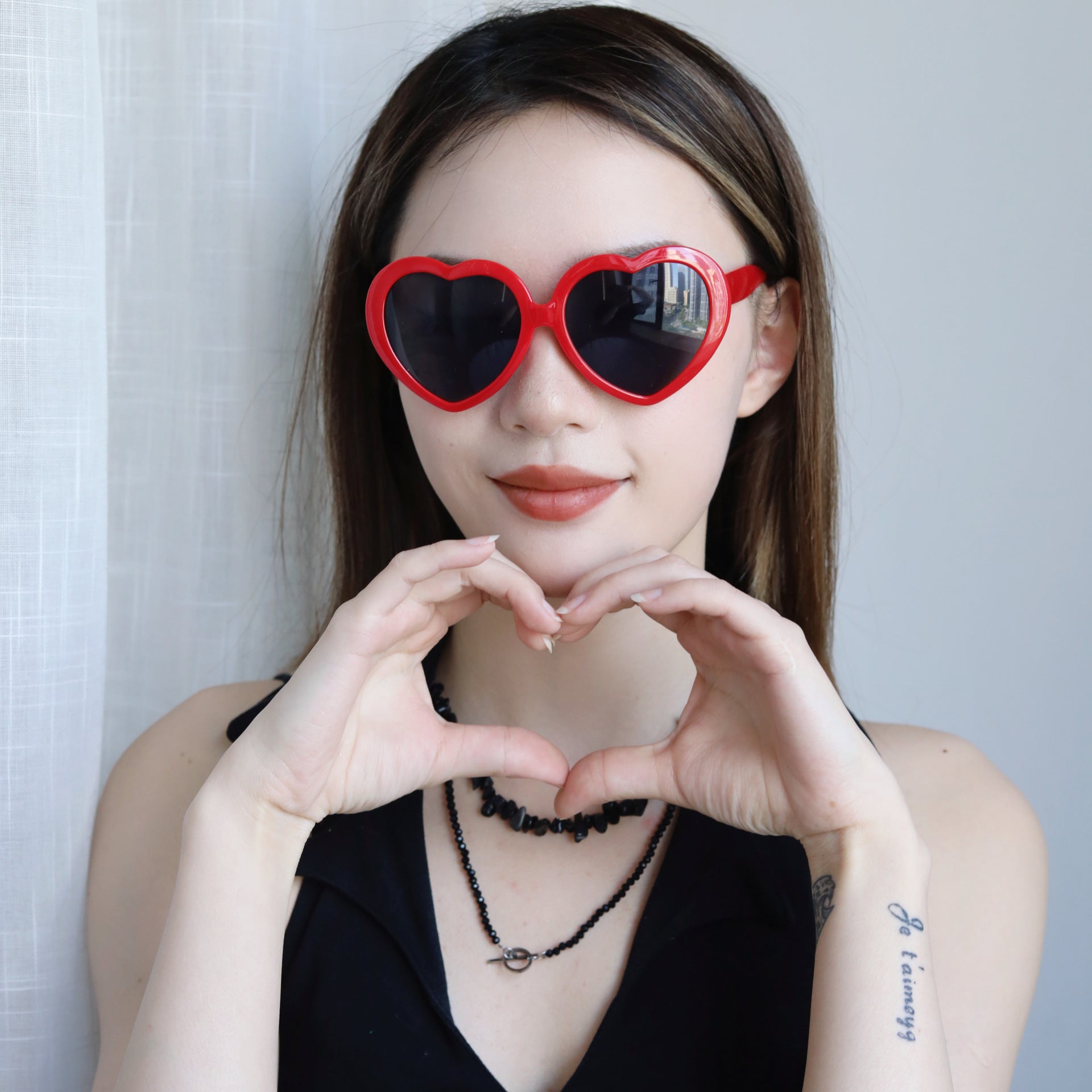 Wholesale 2023 Valentine's Day Party ABS Love Glasses