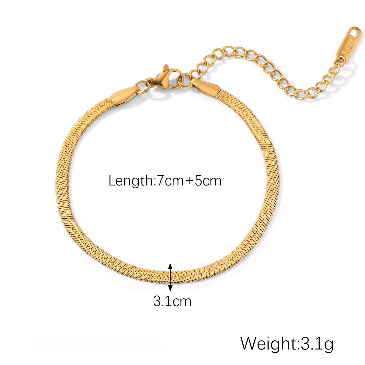 Wholesale Stainless steel geometric element men' s bracelet
