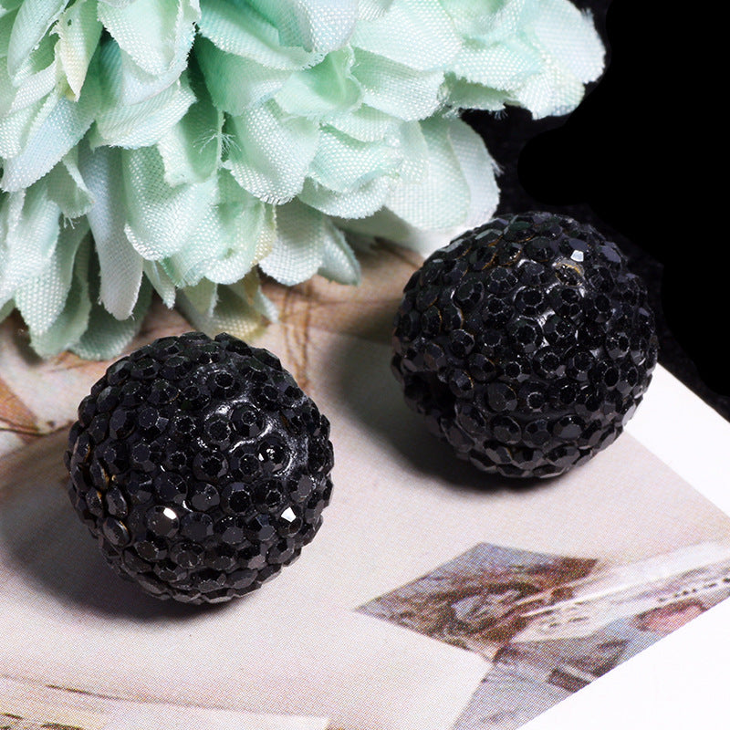 Wholesale 20pcs Soft ceramic colored round beads