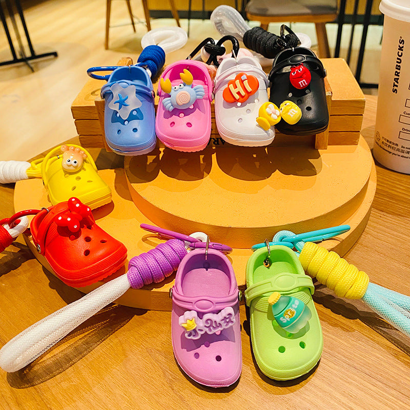 Wholesale PVC Mini Clog Keychain