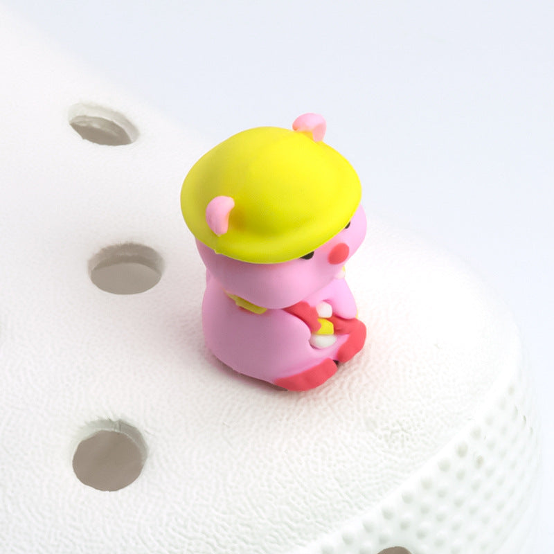 Wholesale 5pcs Cartoon 3D Garden Crocs Decorative Accessories