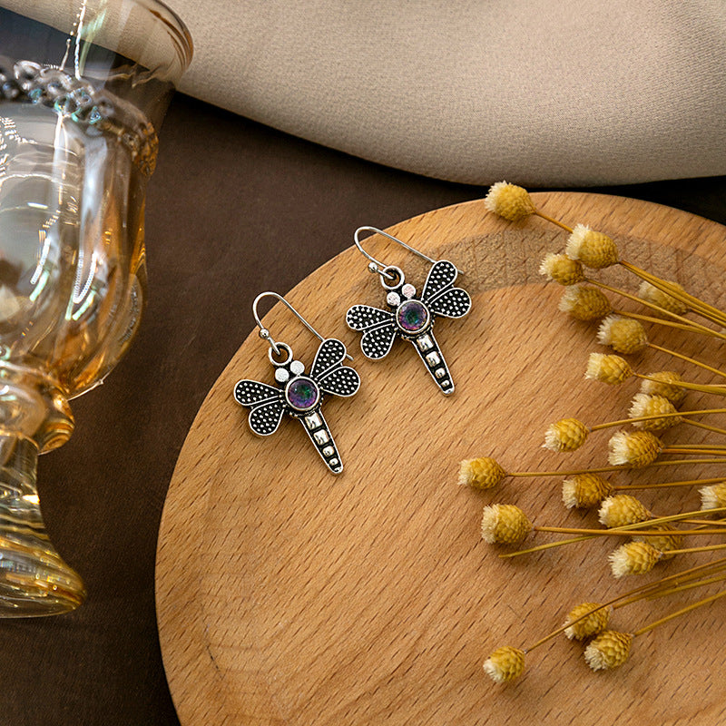 Wholesale 


Bohemian Dragonfly Bird Water Drop Round Earrings