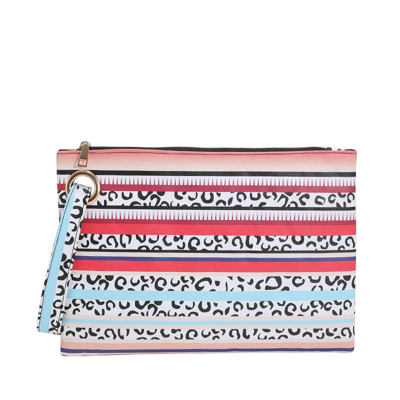 Wholesale Western Aztec Printed Envelope PU Handbag