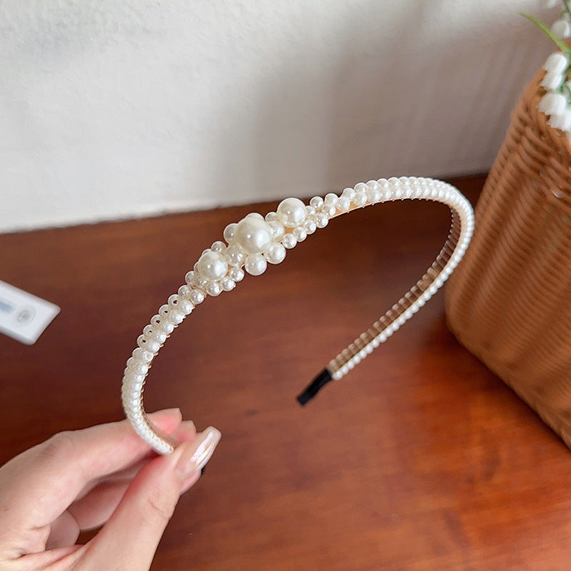 Wholesale Retro and high-end summer all-match pearl headband