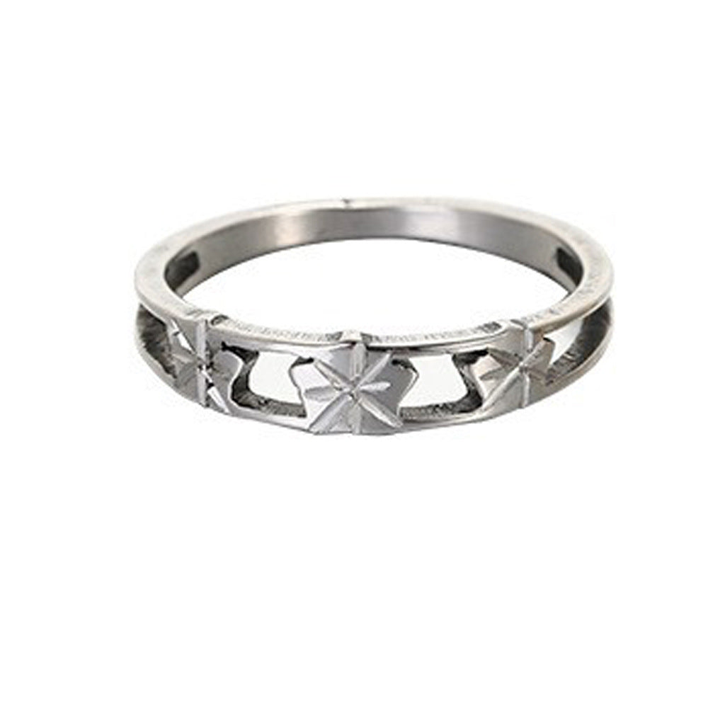 Wholesale plain titanium steel ring that won' t fade