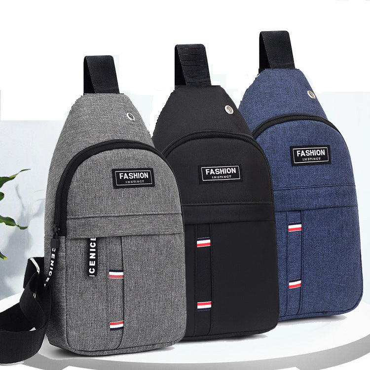 Wholesale Urban Simplicity Letter Pattern Chest Bag for Leisure Travel Fashion Accessory