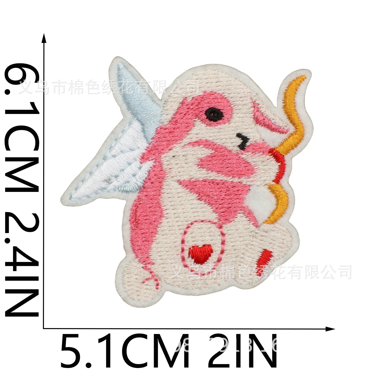Wholesale Flower Fairy Embroidery Patch With Strawberry Coffee Design Polyester Thread For Clothing Bags Hats Trendy DIY Craft Supply Resale Gift