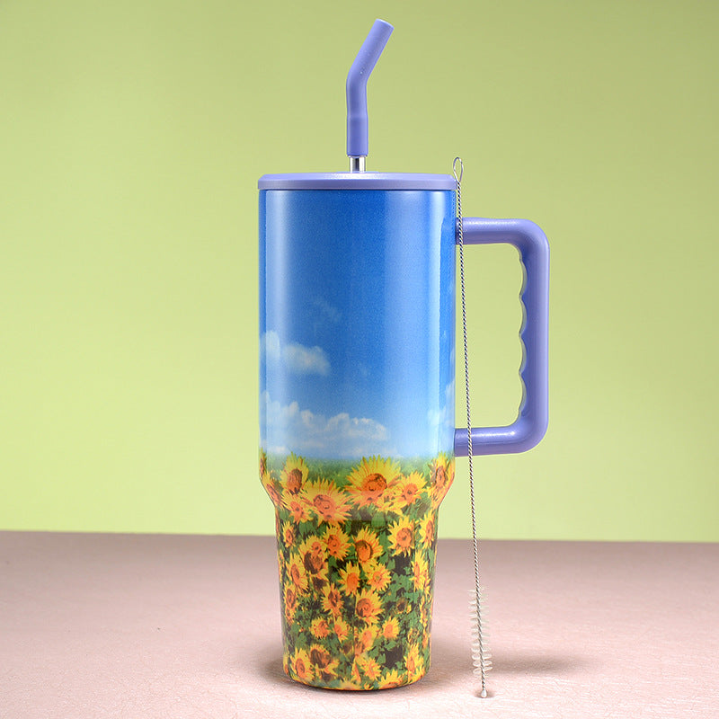 Wholesale Tumbler Stainless Steel Printed Outdoor Sports Ice Bullies Cup