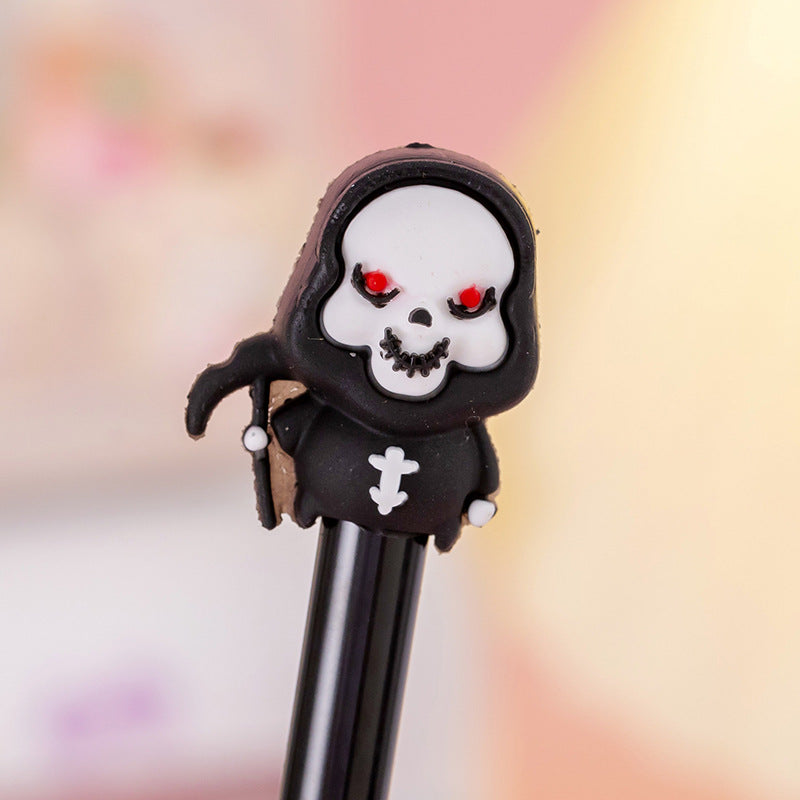 Wholesale Halloween Pumpkin Ghost Plastic Rollerball Pen