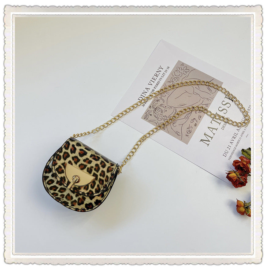 Wholesale PU Kids Bag Leopard Coin Purse