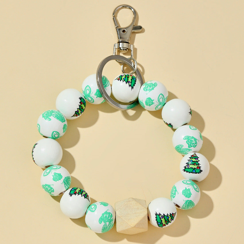 Brazalete de madera de árbol de Navidad al por mayor