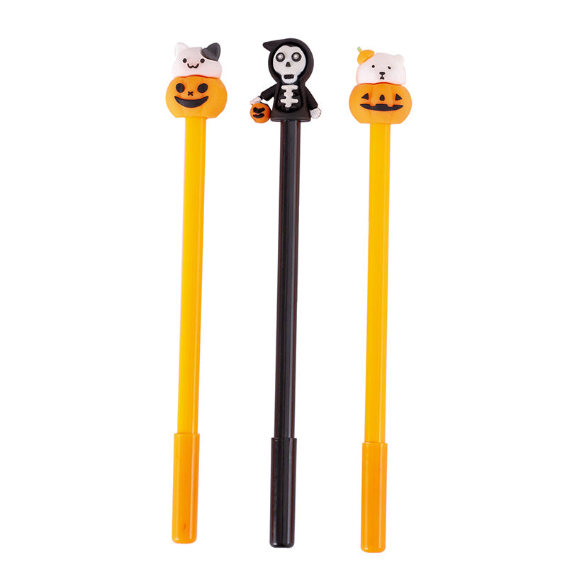 Wholesale Halloween Pumpkin Ghost Plastic Rollerball Pen