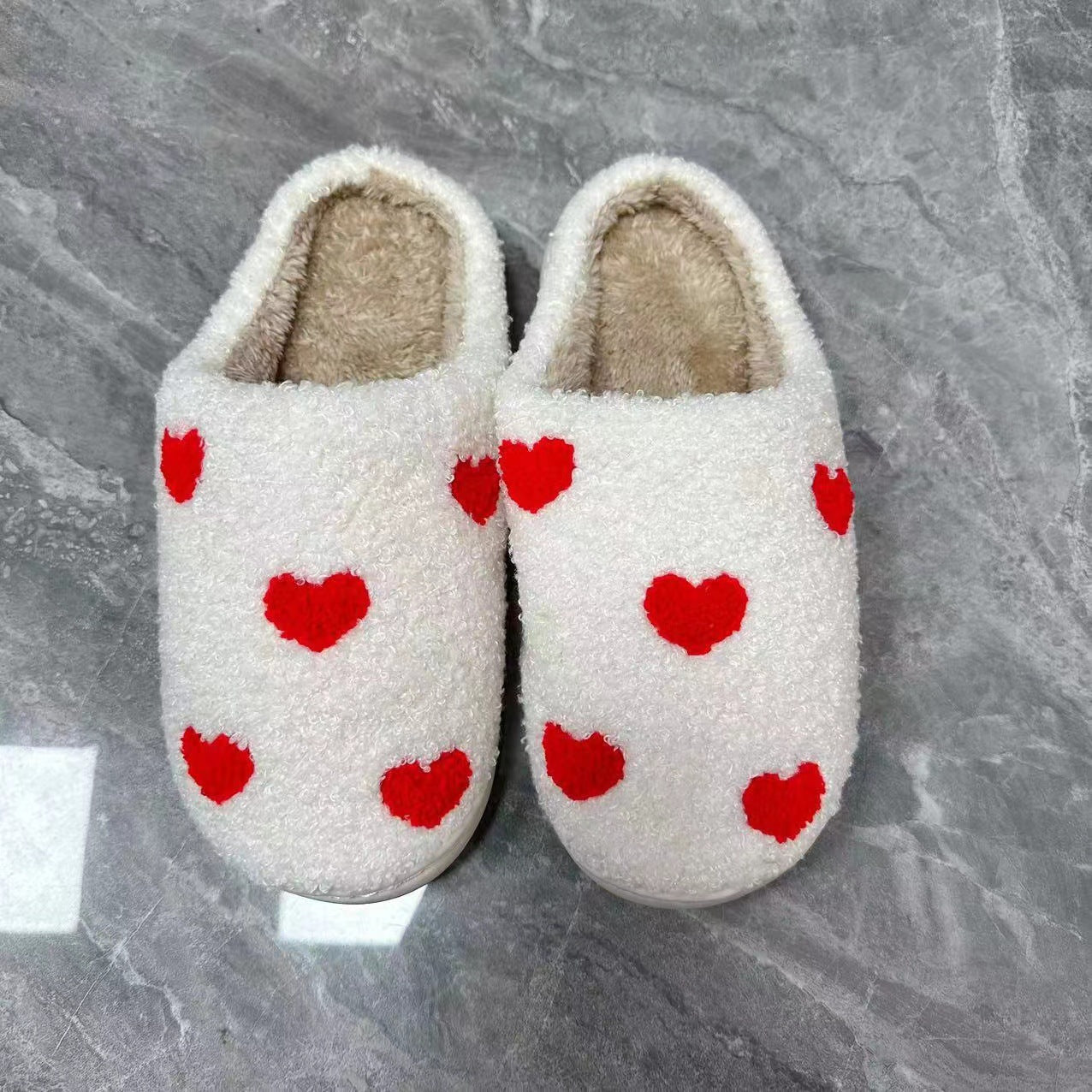 Wholesale Winter Cute Cartoon Home Cotton Household Furry Warm Slippers