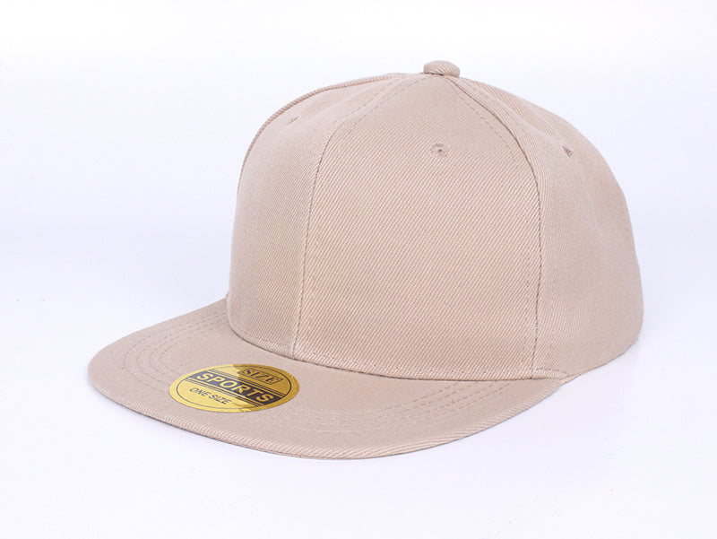 Wholesale solid color light board cap skateboard flat cap dead fly hip-hop blank baseball hat