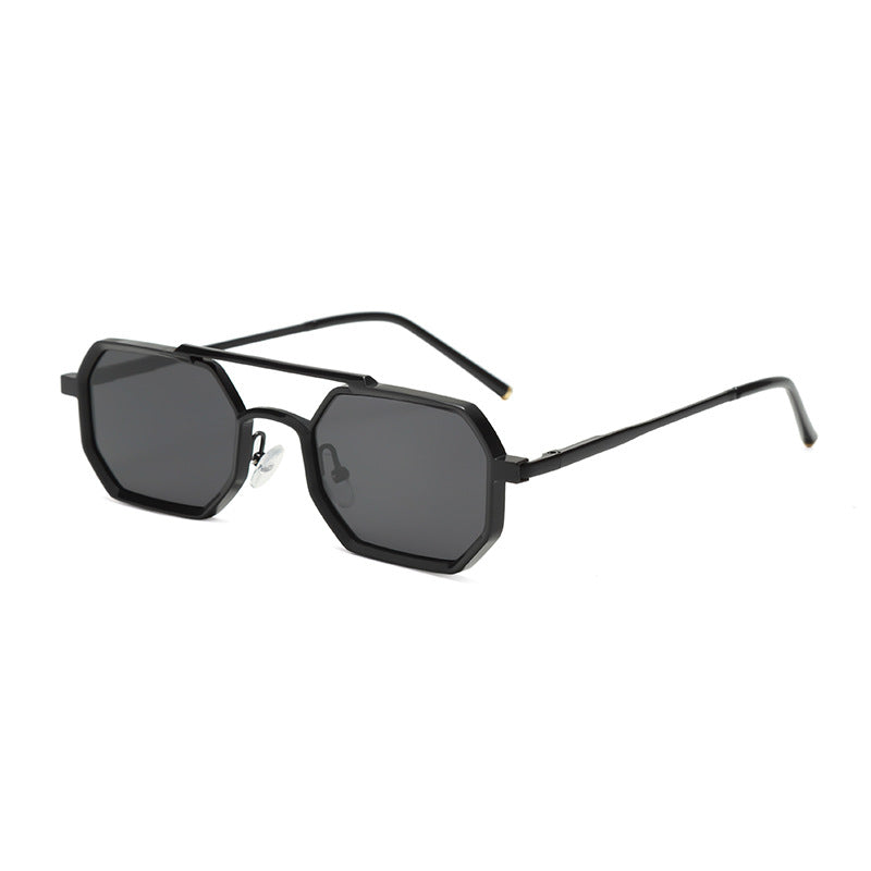 Wholesale Retro polygonal punk sunglasses