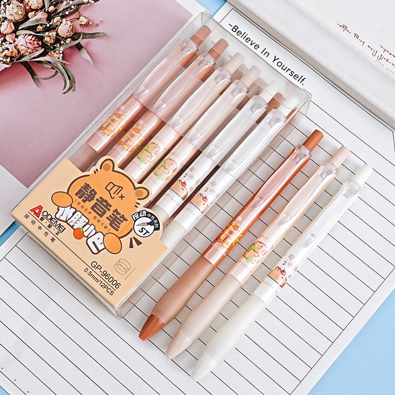 Wholesale 12pcs/pack creative stationery student press gel pen