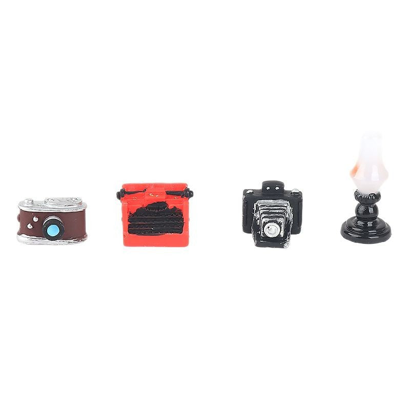 Wholesale Retro Nostalgic Camera Voice Recorder Mini Resin Ornaments Home Living Room Decoration Photo Props Ornaments