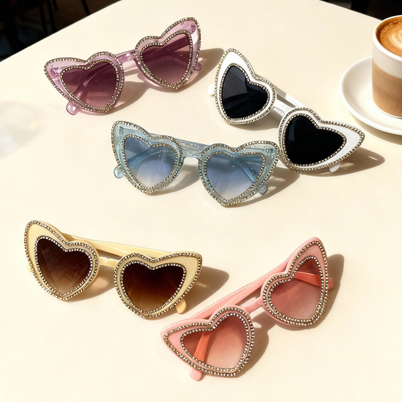 Wholesale Leopard Print Party with Rhinestones Men' s/ women' s sunglasses