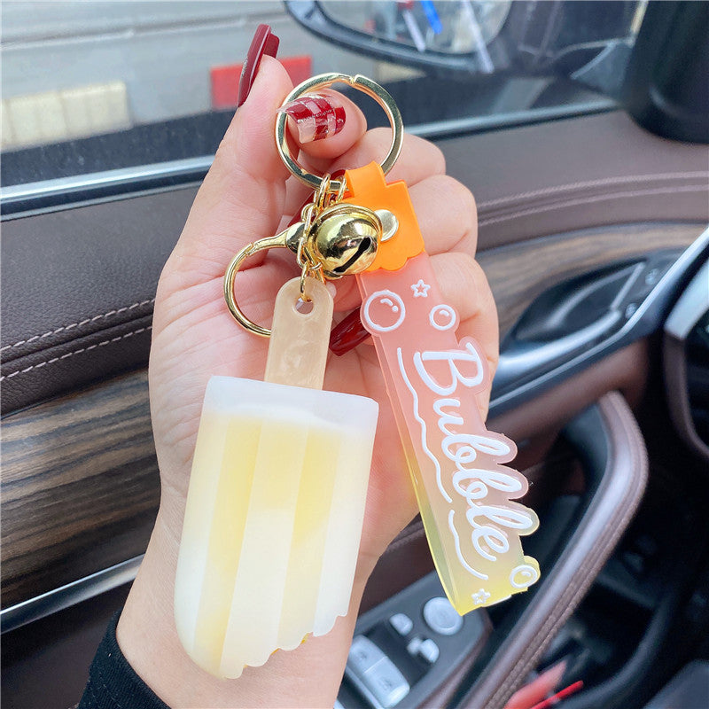 Llaveros creativos para la piel del hielo creativo al por mayor
