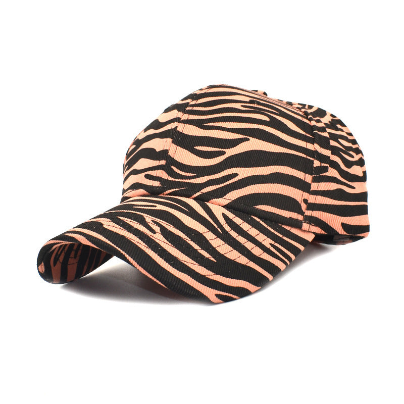 Wholesale Zebra Print Cotton Baseball Cap