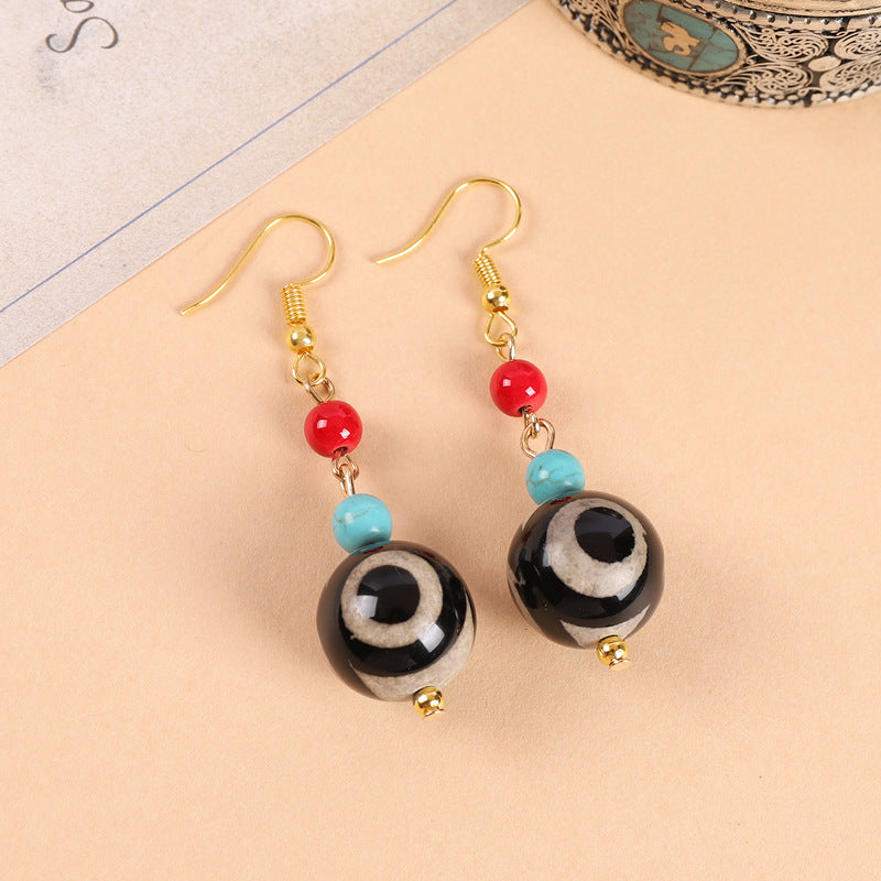 Wholesale Ethnic Style Retro Art Earrings