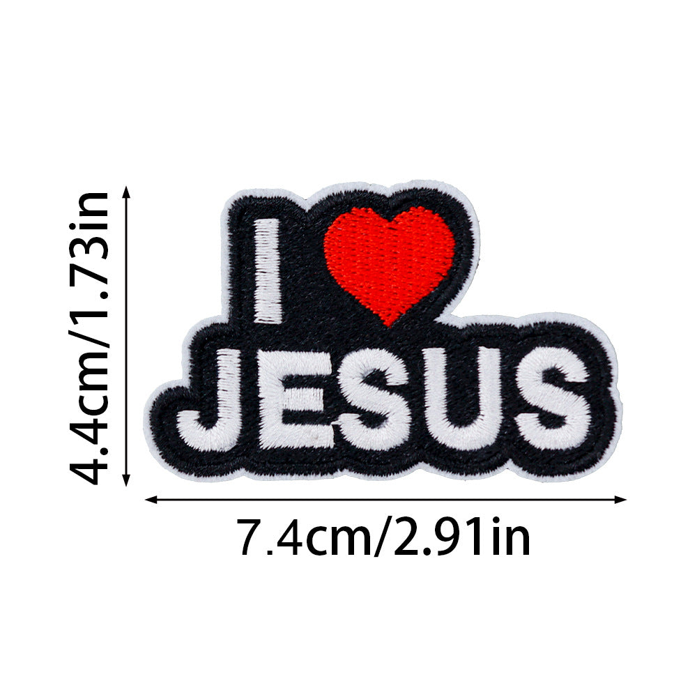 Wholesale Embroidered Patch Set Prayer Theme DIY Decoration