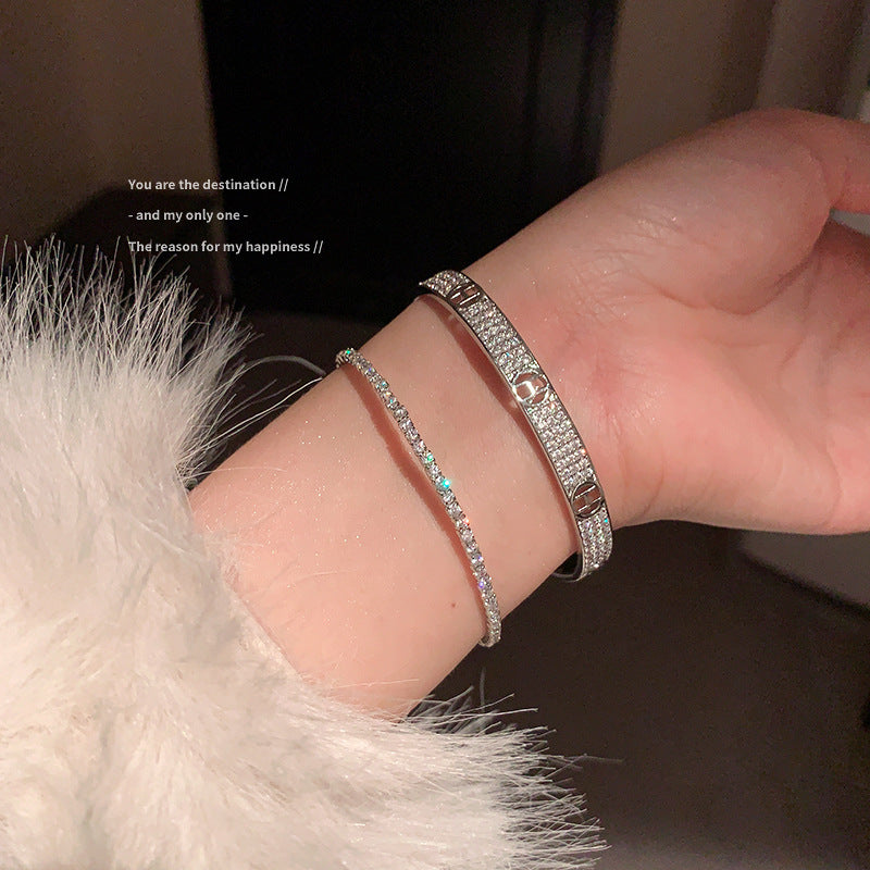 Wholesale Zircon Geometric Bracelet