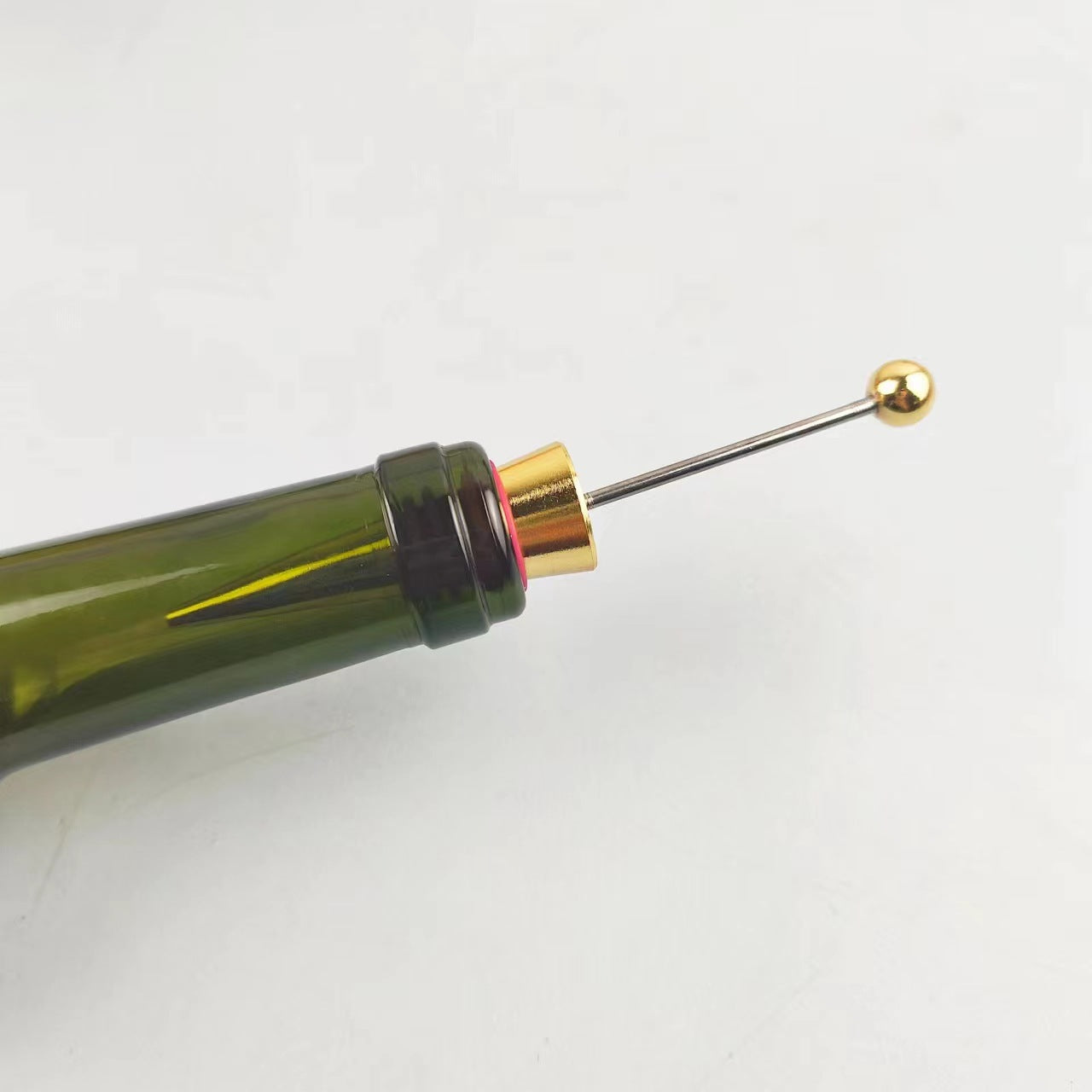 Wholesale Beadable Utensils DIY Zinc Alloy Gold Wine Stopper