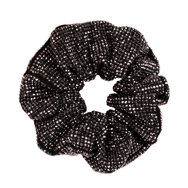 Wholesale Rhinestone Large Intestine Hair Rings