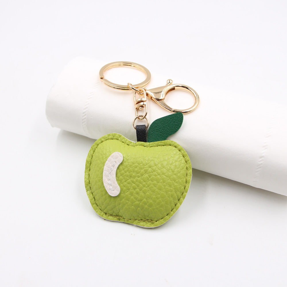 Wholesale Stylish PU Leather Keychain Electroplated Finish Car Key Accessory Bag Charm For Modern Party Favors And Resale