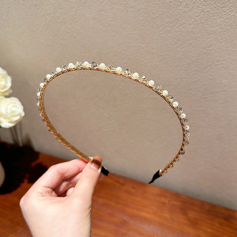 Wholesale Retro and high-end summer all-match pearl headband
