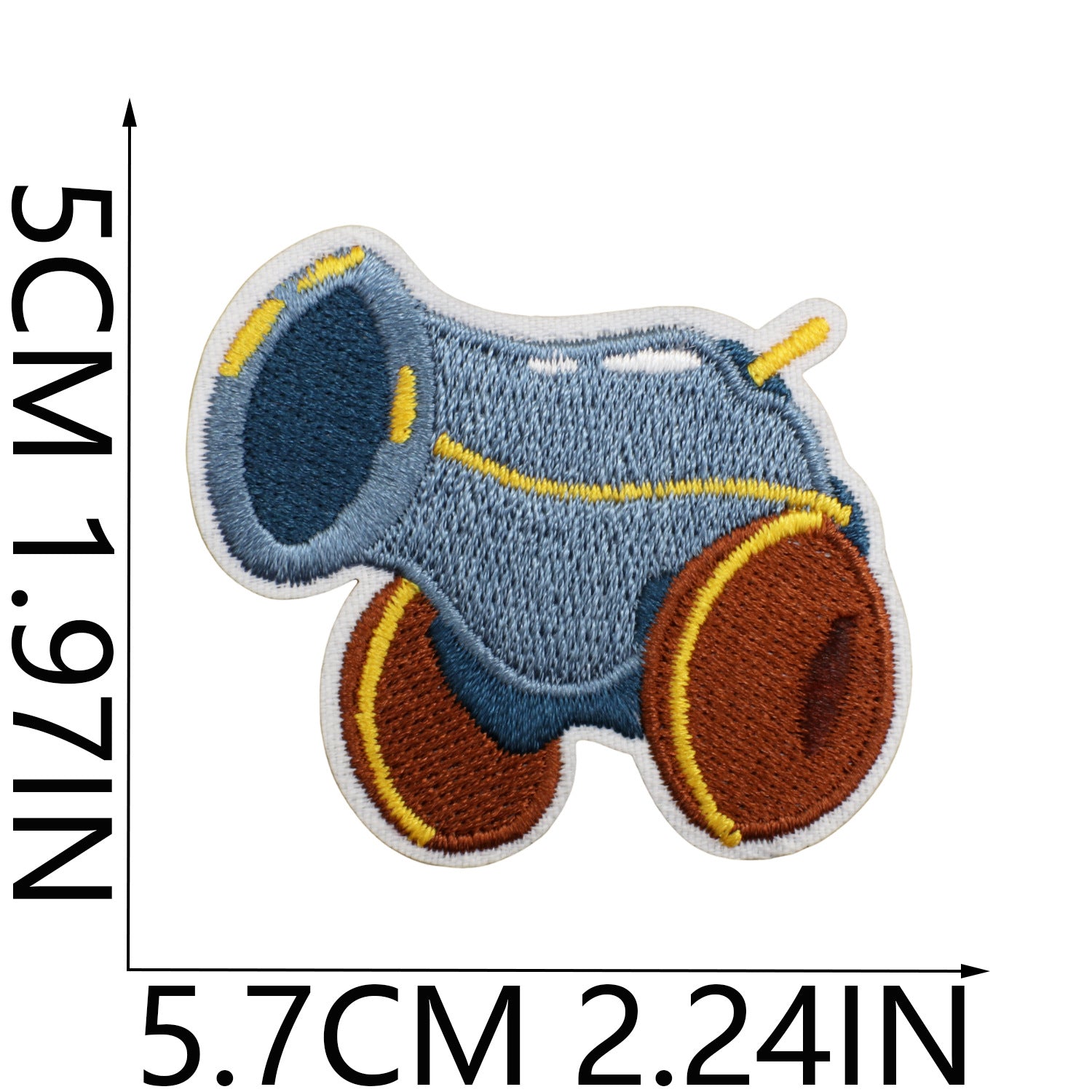 Wholesale Pirate Ship Embroidery Patch Iron On Treasure Map Cartoon Telescope Decorative DIY Accessory For Clothing Party And Gift