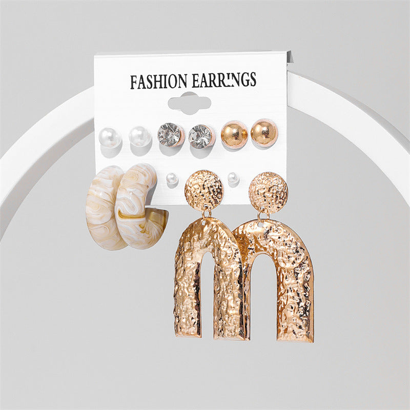 Wholesale Acrylic Earrings Stud Set