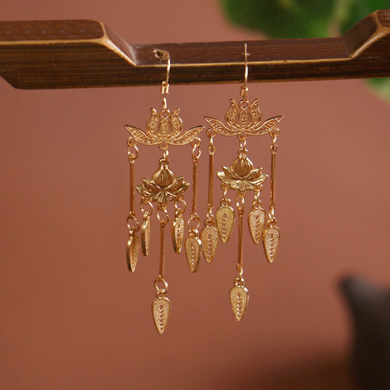 Wholesale Vintage court style ethnic antique earrings
